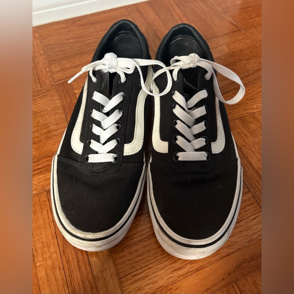 Vans Black and White Sneakers